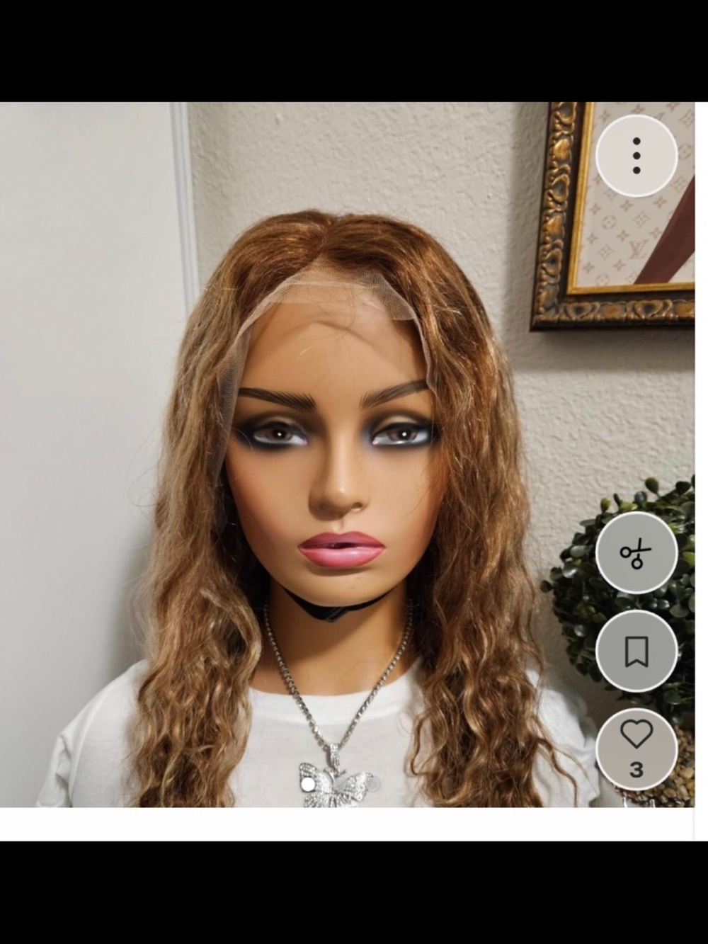 Brown Lace Front Wavy Wig - Natural Brown Hairpiece